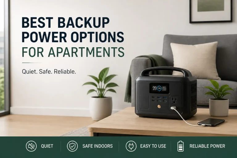 best backup power options for apartments